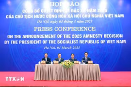 На пресс-конференции (Фото: ВИA)