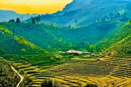 Вид с высоты на деревню Льен в провинции Лаокай. Фото: vietnamtourism.gov.vn. 