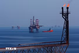 Нефтяные платформы на месторождении Бачхо. (Фото: ВИА) 