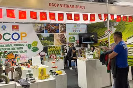 Типичная продукция OCOP из Вьетнама представлена на европейском рынке. Фото: VietnamPlus.