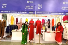 Стенд акционерной компании Bac Thang Long Producing and Trading JSC на первой Весенней ярмарке – 2026. (Фото: ВИА) 