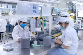 Производство электронных компонентов на предприятии Star Engineers Vietnam Co., Ltd. в промышленном парке Биньсюен I провинции Футхо. (Фото: ВИА) 