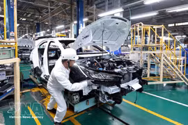 Автомобильная сборочная линия завода Honda Phuc Yen в провинции Футхо. (Фото: ВИА) 
