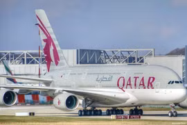 Самолет авиакомпании Qatar Airways. (Фото: ВИА) 
