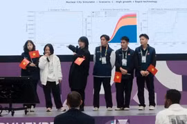 Вьетнамская команда на финале Global HackAtom 2026 в России, проходившем с 11 по 17 сентября. (Фото: опубликовано ВИА) 