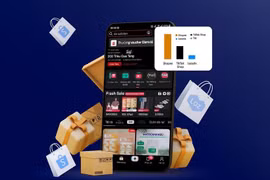 Потребители получают опыт покупок через платформы электронной коммерции. (Фото: Vietnam+) 