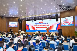 Общий вид форума «Рынок цифровых активов: от тренда к прорыву». (Фото: Минь Шон/Vietnam+)