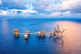 Морская самоподъёмная буровая установка под управлением Petrovietnam. (Фото: pvn.vn) 