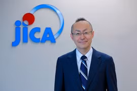 Главный представитель представительства JICA во Вьетнаме Кобаяши Йосуке (Фото любезно предоставлено JICA)