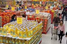 Продукция, произведенная во Вьетнаме, все чаще доминирует на полках супермаркетов. (Фото: ВИA)