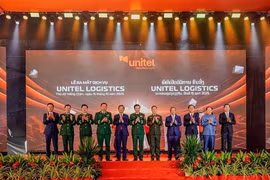 Viettel официально запускает Unitel Logistics в Лаосе. (Фото: предоставлено Viettel) 