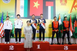 Вьетнам претендует на первое место в общем зачете чемпионата Азии по муай-тай 2025 года. (Фото: ВИA)