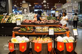 Вьетнамская продукция представлена в супермаркете AEON в Малайзии. Фото: ВИА. 