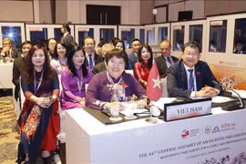 Вьетнамская делегация на мероприятии (Фото: ВИA)