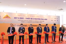 На церемонии открытия SaigonTex и SaigonFabric 2022 (Фото: https://vneconomy.vn/) 