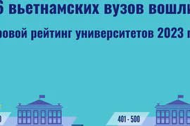 6 вьетнамских вузов вошли в мировой рейтинг университетов 2023 года