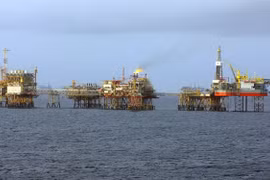 Буровая установка Vietsovpetro на месторождении Батьхо (Фото: ВНА)