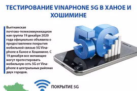 Знакомство с 5G от Vinaphone в Ханое и Хошимине