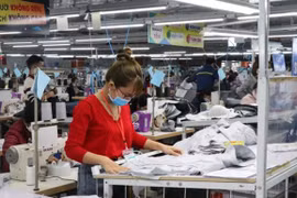 Изготовление швейных изделий на Thagaco Garment в Тайнгуене (Фото: ВИА) 