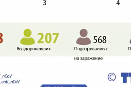 207 пациентов с COVID-19 признали полностью выздоровевшими