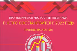 Прогнозируется, что рост ВВП Вьетнама быстро восстановится в 2022 году