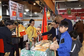 Вьетнамская сельскохозяйственная продукция представлена алжирским потребителям. (Фото: ВИА)