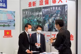 Вьетнамские фирмы представляют продукцию на выставке M-Tech Nagoya (Фото: ВИА)