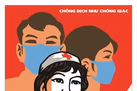 Плакат Ханойского художника Лыу Йена Тхе - (Фото: vietnamnet.vn)