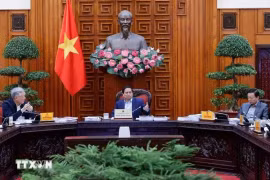 Премьер-министр Фам Минь Тьинь провел рабочую встречу с постоянным комитетом правительства 5 декабря. (Фото: ВИA)