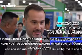 На международной гастрономической выставке в России представлено множество продуктов из Вьетнама 