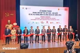 Делегаты принимают участие в церемонии открытия VKC (Фото: VietnamPlus)