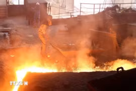 Производство на металлургическом заводе в Лаокай (Фото: ВИA)