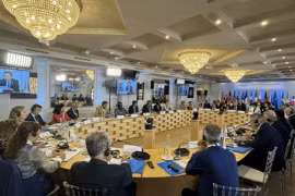 Расширенная конференция министров торговли «Большой семерки» прошла под председательством вице-премьера Италии, министра иностранных дел и международного сотрудничества Антонио Танджани. Фото: корреспондент Вьетнам+