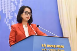 Официальный представитель Министерства иностранных дел (МИД) Вьетнама Фам Тху Ханг. (Фото: ВИА)
