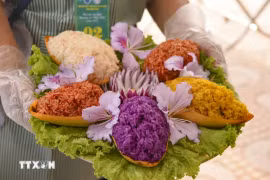 Горный клейкий рис сорта «Дьенбьен». Фото: Суан Ты/ВИА 