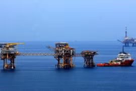 Нефтяные вышки "Вьетсовпетро" на месторождении Батьхо (Фото: ВИA)
