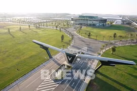 Комплекс по производству электромобилей VinFast в городе Хайфон. (Фото: ВИA)