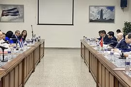 Обзор 41-й сессии Межправительственного комитета Вьетнама и Кубы (Фото: ВИА)