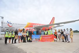 Thai Vietjet открыла свой 10-й внутренний маршрут в Таиланде. (Фото: Vietjet Air)