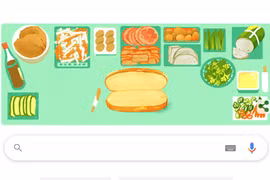 Google Doodle отдает дань уважения вьетнамскому сэндвичу с начинкой