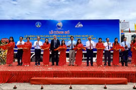 Мероприятие, посвященное экспорту рыбопродукции компании Nam Viet Group, изготовленной с использованием высоких технологий, 30 октября (Фото: ВИА)