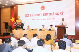 На пресс-конференции. (Фото: Зоан Тан/ВИА)