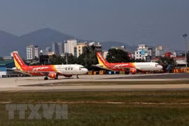  Самолет Vietjet Air в аэропорту Дананга (Фото: ВИА)