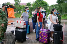 Граждане заканчивают карантинный период в концентрированном карантинном учреждении. (Источник: ВИА)