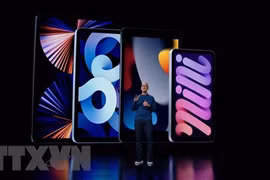 Генеральный директор Apple Apple Тим Кук представил планшет iPad и iPad mini в Купертино (Калифорния, США). (Фото: ВИА)