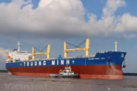 Сухогруз Чыонг Минь имеет вместимость 56.200 тонн. (Фото: Виет Хунг / Vietnam +)