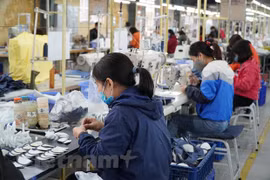 В первом полугодии экспорт всех видов обуви увеличился на 27,8% по сравнению с аналогичным периодом прошлого года. (Фото: Дык Зюи / Vietnam +)