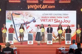 ​Руководство Vietjet проводит официальную церемонию запуска программы лояльности Vietjet SkyJoy. (Фото: Vietjetair.com)