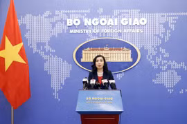 Официальный представитель МИДа Вьетнам Ле Тхи Тху Ханг. (Фото: ВИА)