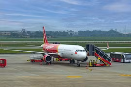 Рейсом Vietjet на Фукуок прилетят 209 туристов из Республики Корея (РК). (Фото: Vietjet) 